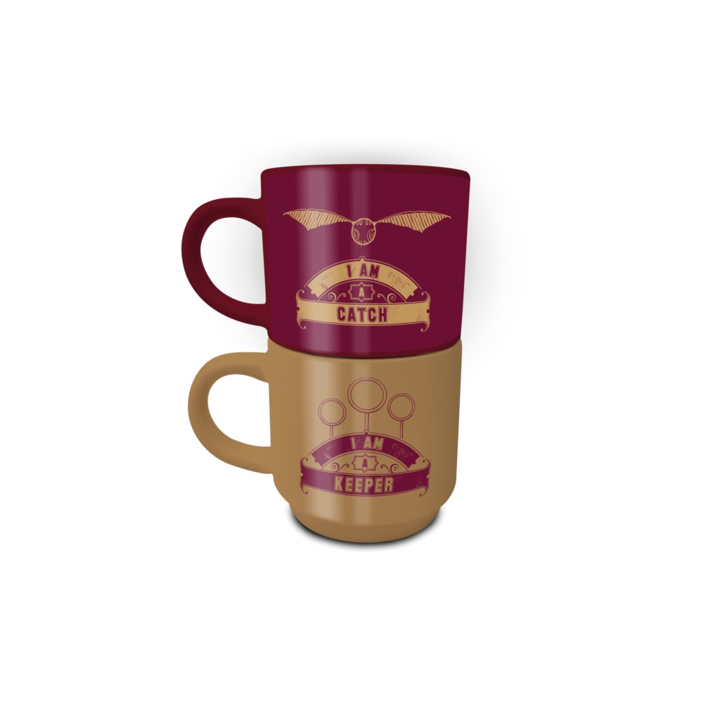 Harry Potter (Catch & Keeper) Stackable Mug Set Pyramid International