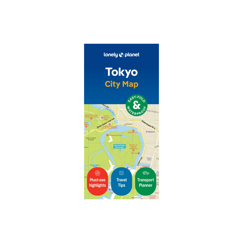 Lonely Planet Tokyo City Map Lonely Planet Global Limited