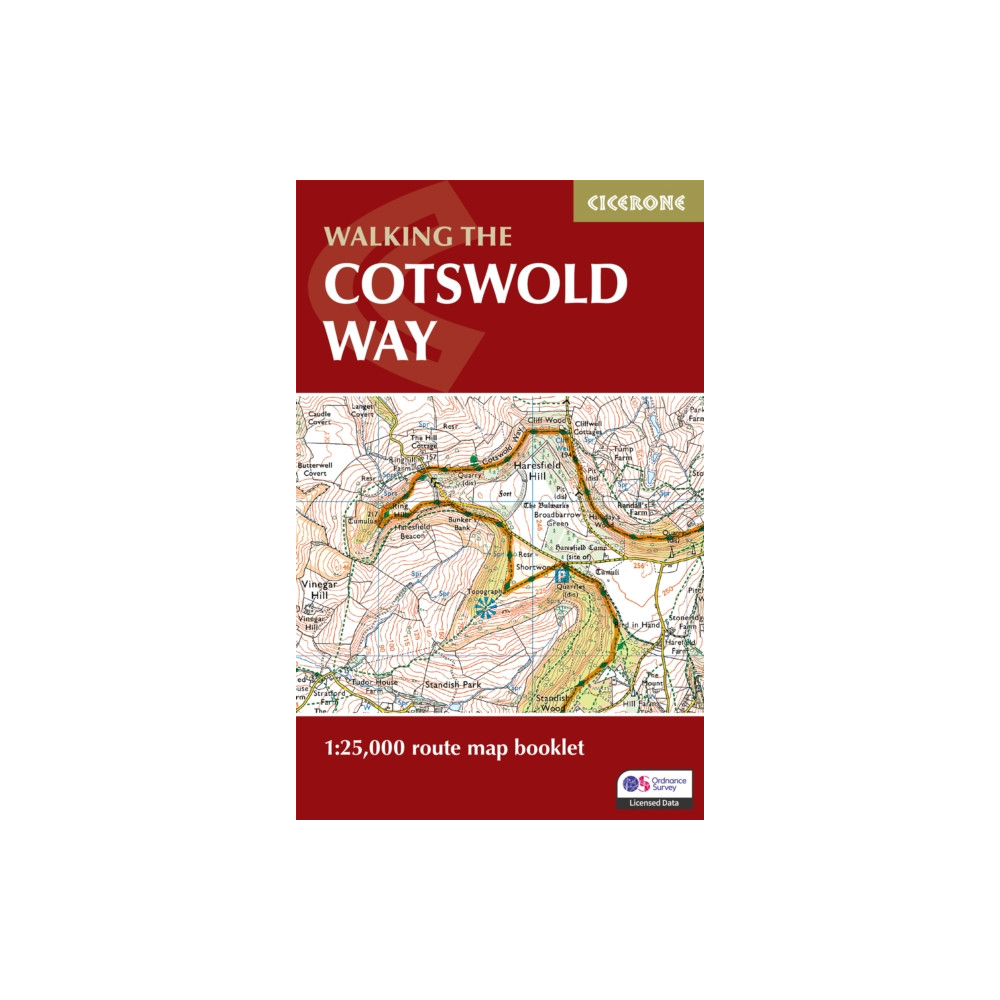 The Cotswold Way Map Booklet (häftad, english) Cicerone Press