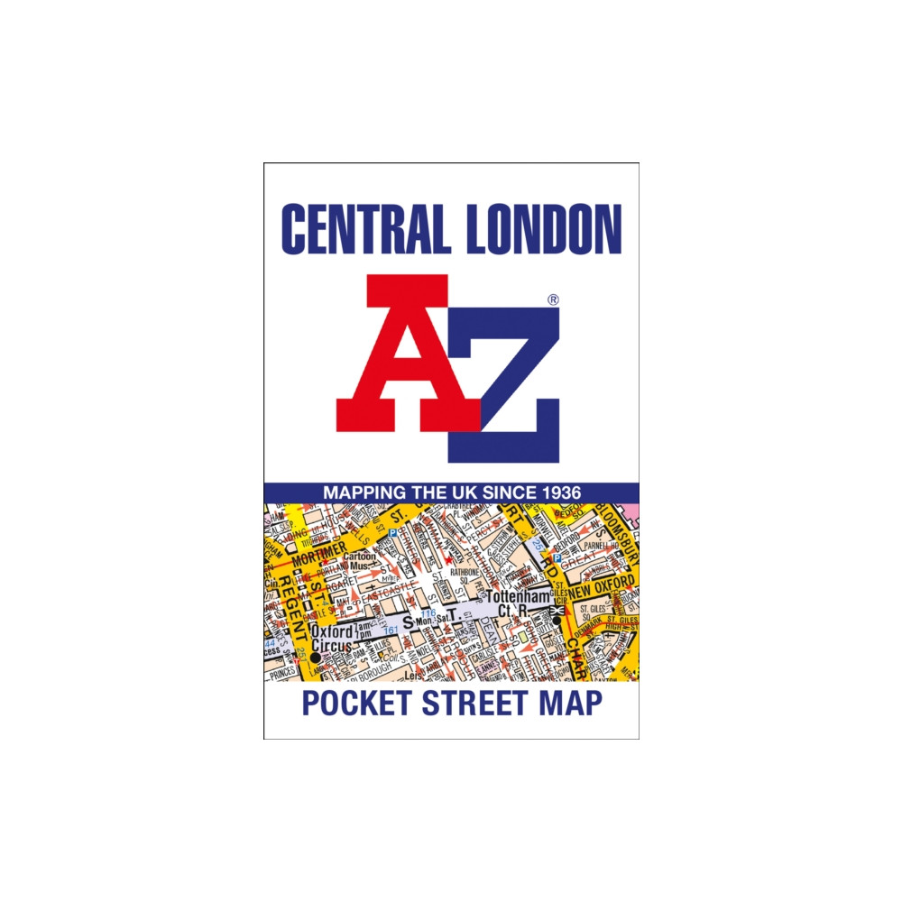 Central London A-Z Pocket Street Map HarperCollins Publishers