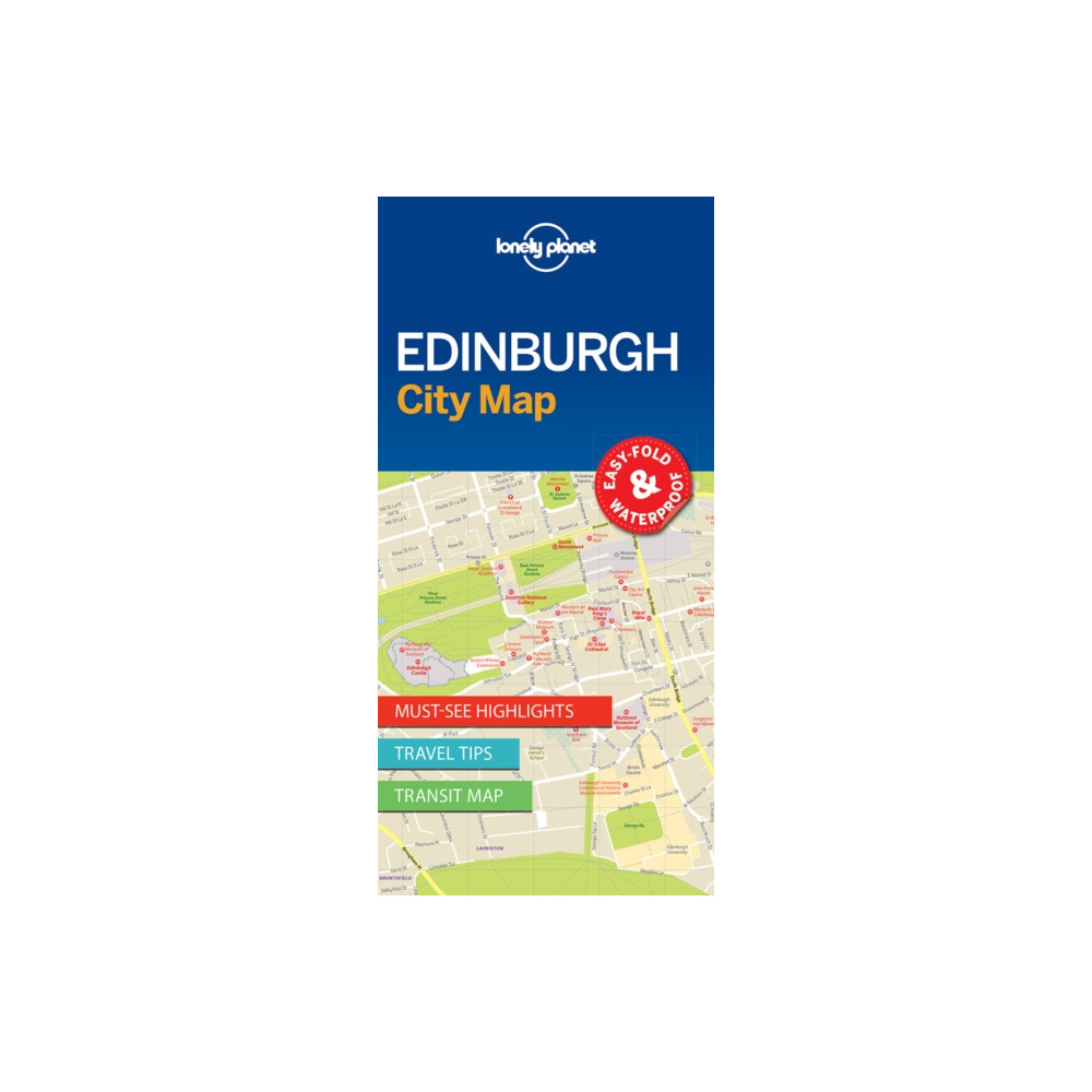 Lonely Planet Edinburgh City Map Lonely Planet Global Limited