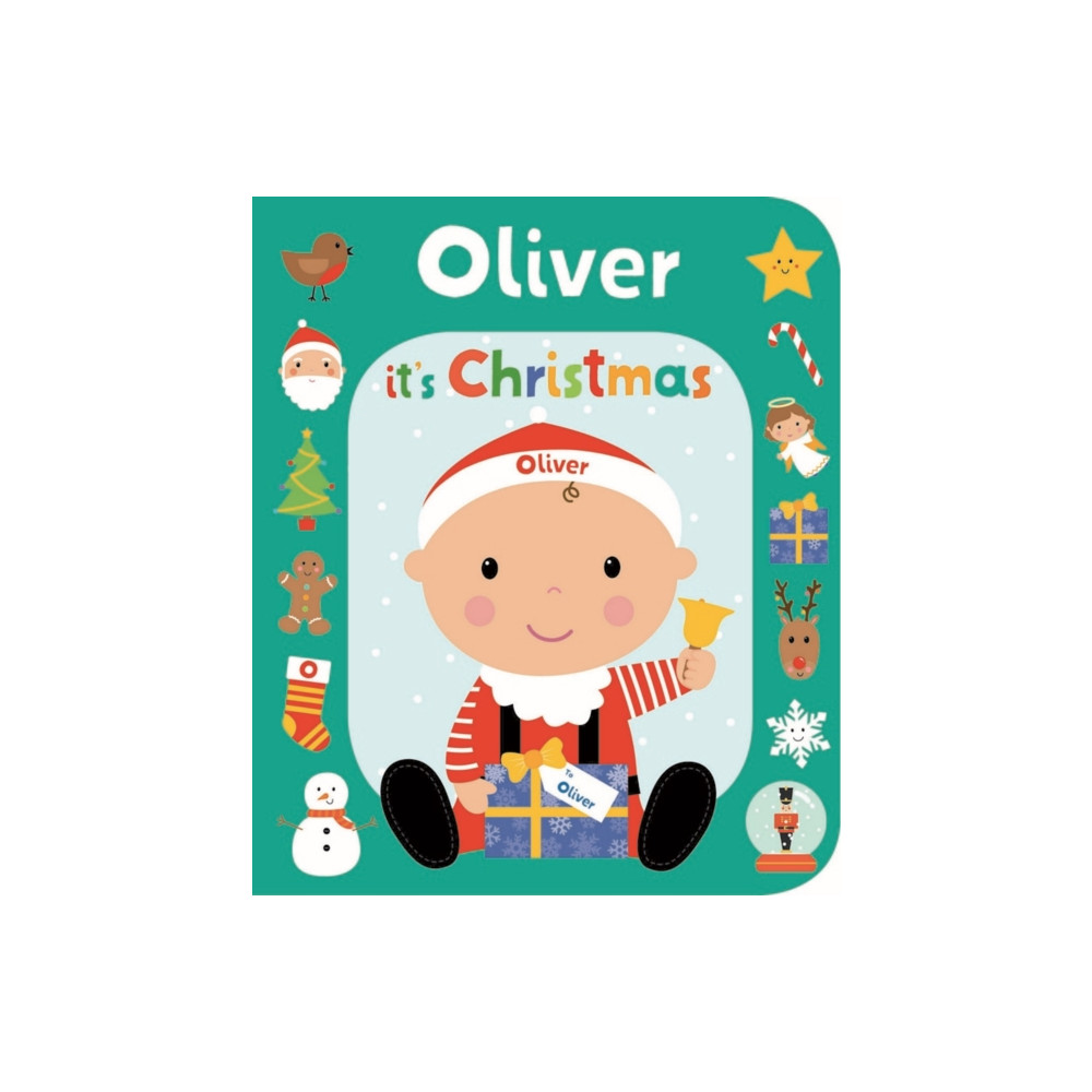 It's Christmas Oliver (bok, board book, english) Gardners Personalisation