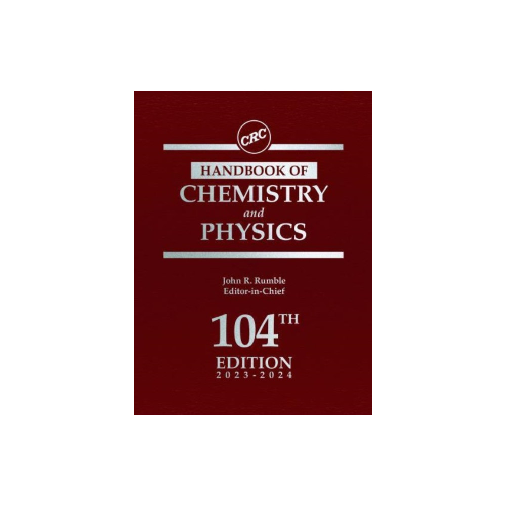 CRC Handbook of Chemistry and Physics (inbunden, english) Taylor & francis ltd