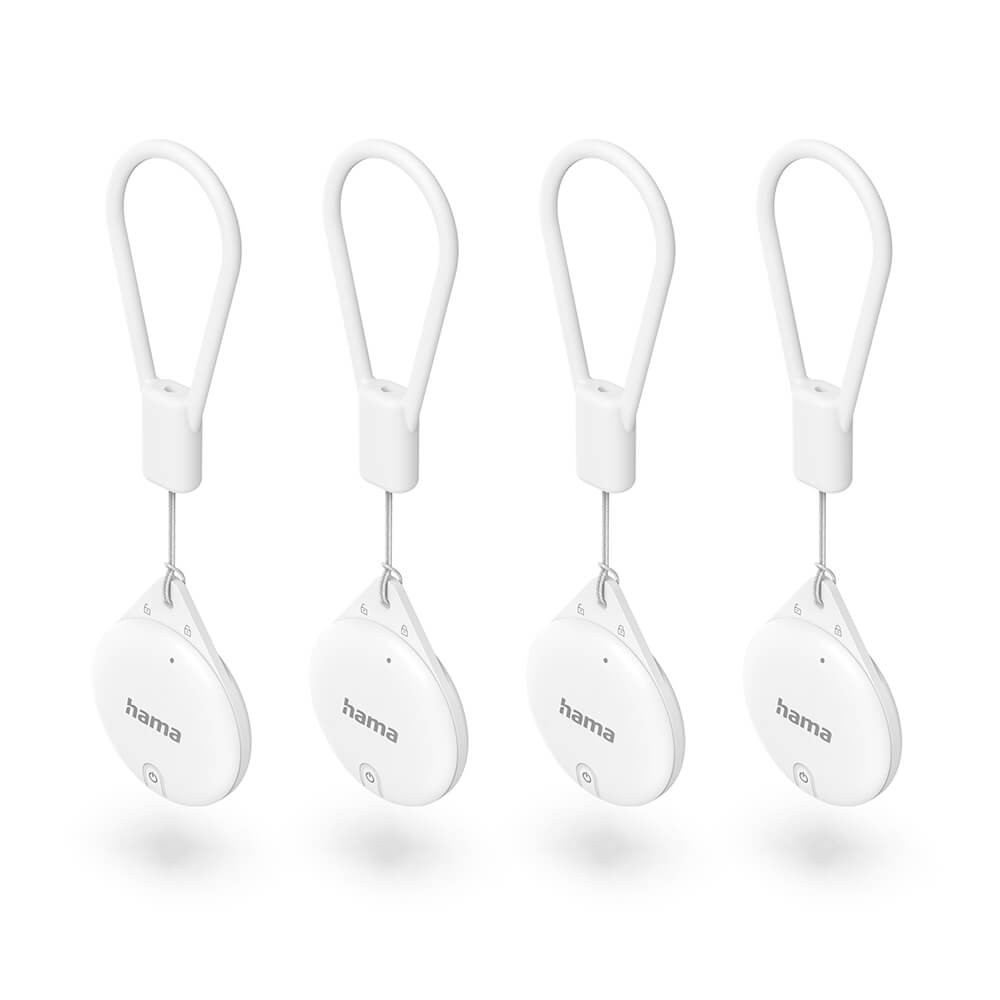 Item finder for Apple "Find My" App Bluetooth Set of 4 pcs White