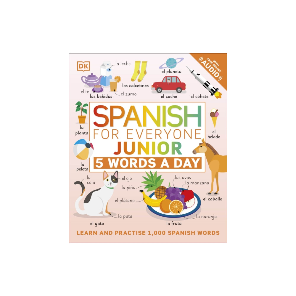 Spanish for Everyone Junior 5 Words a Day (häftad, english) Dorling Kindersley Ltd