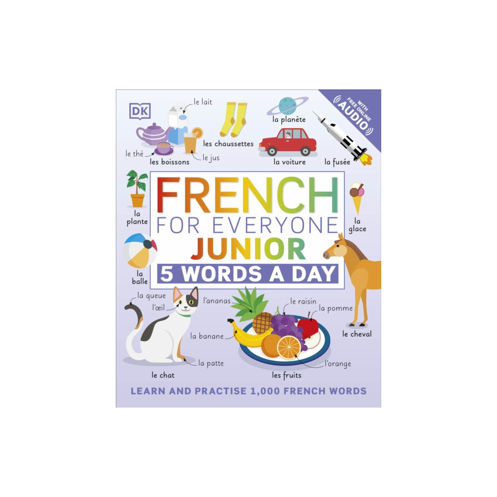 French for Everyone Junior 5 Words a Day (häftad, english) Dorling Kindersley Ltd