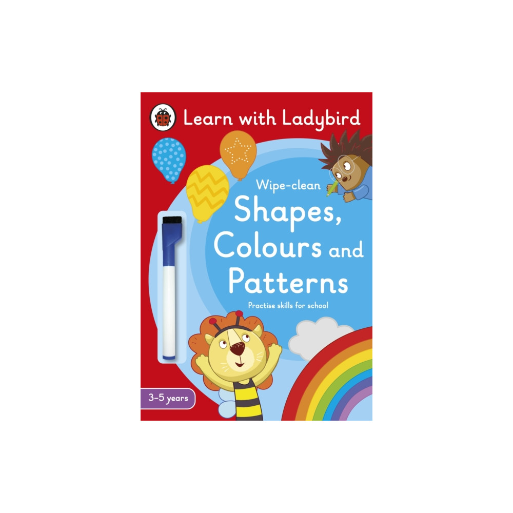Shapes, Colours and Patterns: A Learn with Ladybird Wipe-clean Activity Book (3-5 years) (häftad, english) Penguin Random House Children's UK