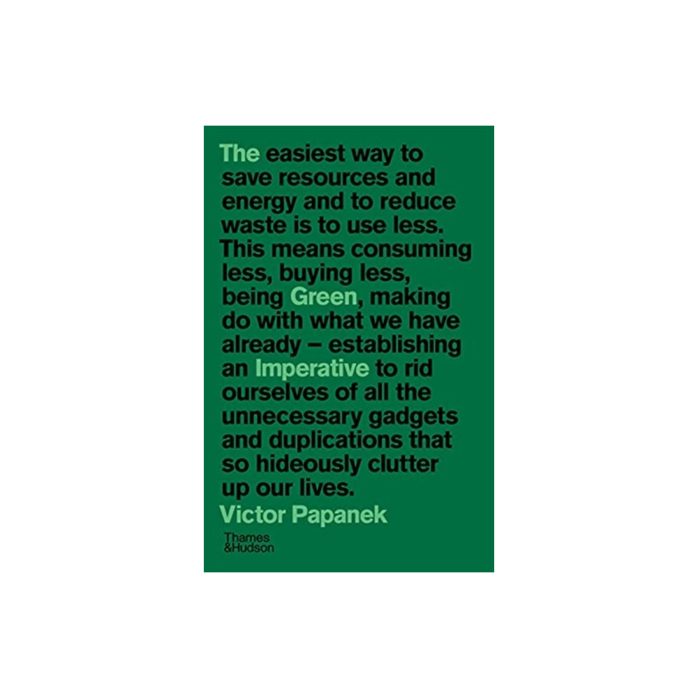 The Green Imperative (häftad, english) Thames & Hudson Ltd