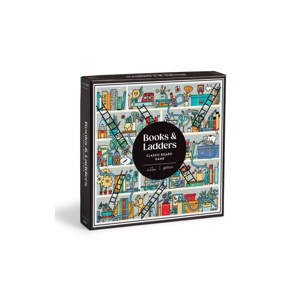 Galison Books and Ladders Classic Board Game