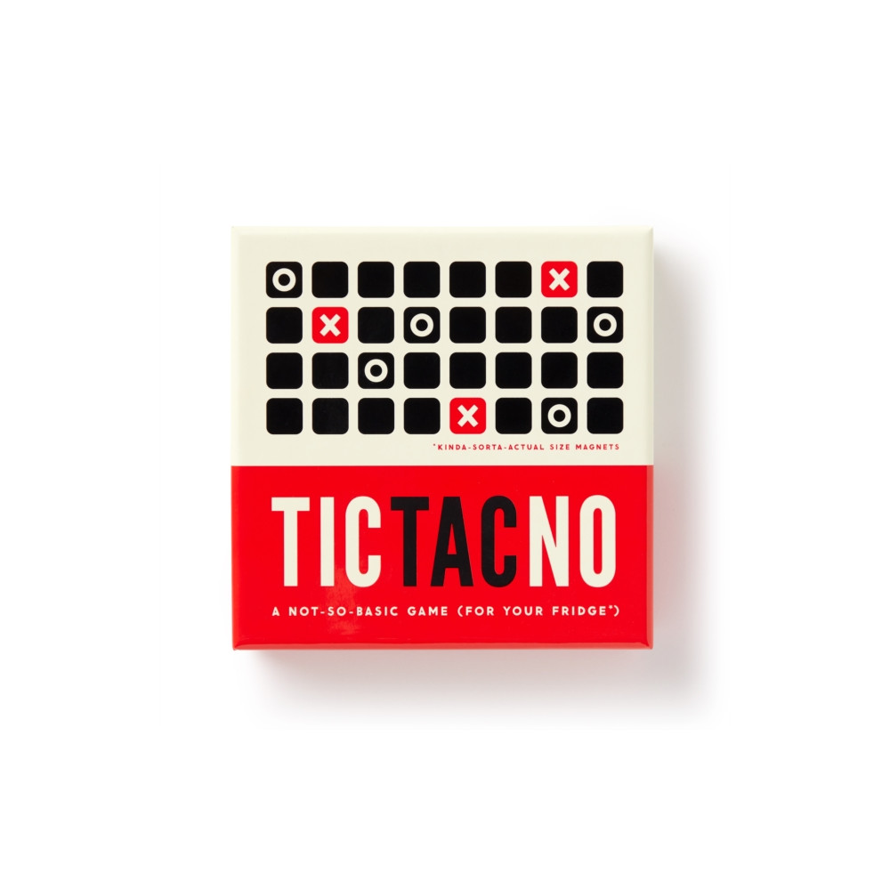 Tic Tac No Magnetic Fridge Game Galison