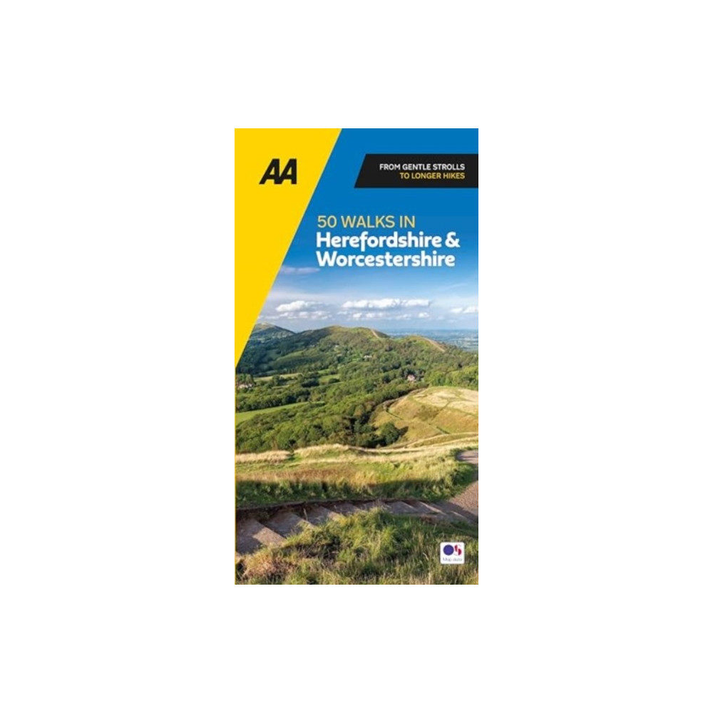 AA Publishing AA 50 Walks in Herefordshire & Worcestershire (häftad, eng)