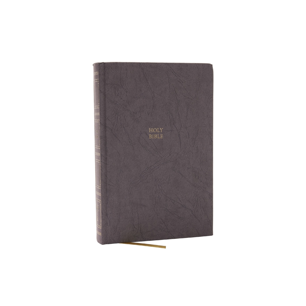 Thomas nelson publishers KJV Holy Bible: Paragraph-style Large Print Thinline with 43,000 Cross References, Gray Hardcover, Red Letter, Comfort P...