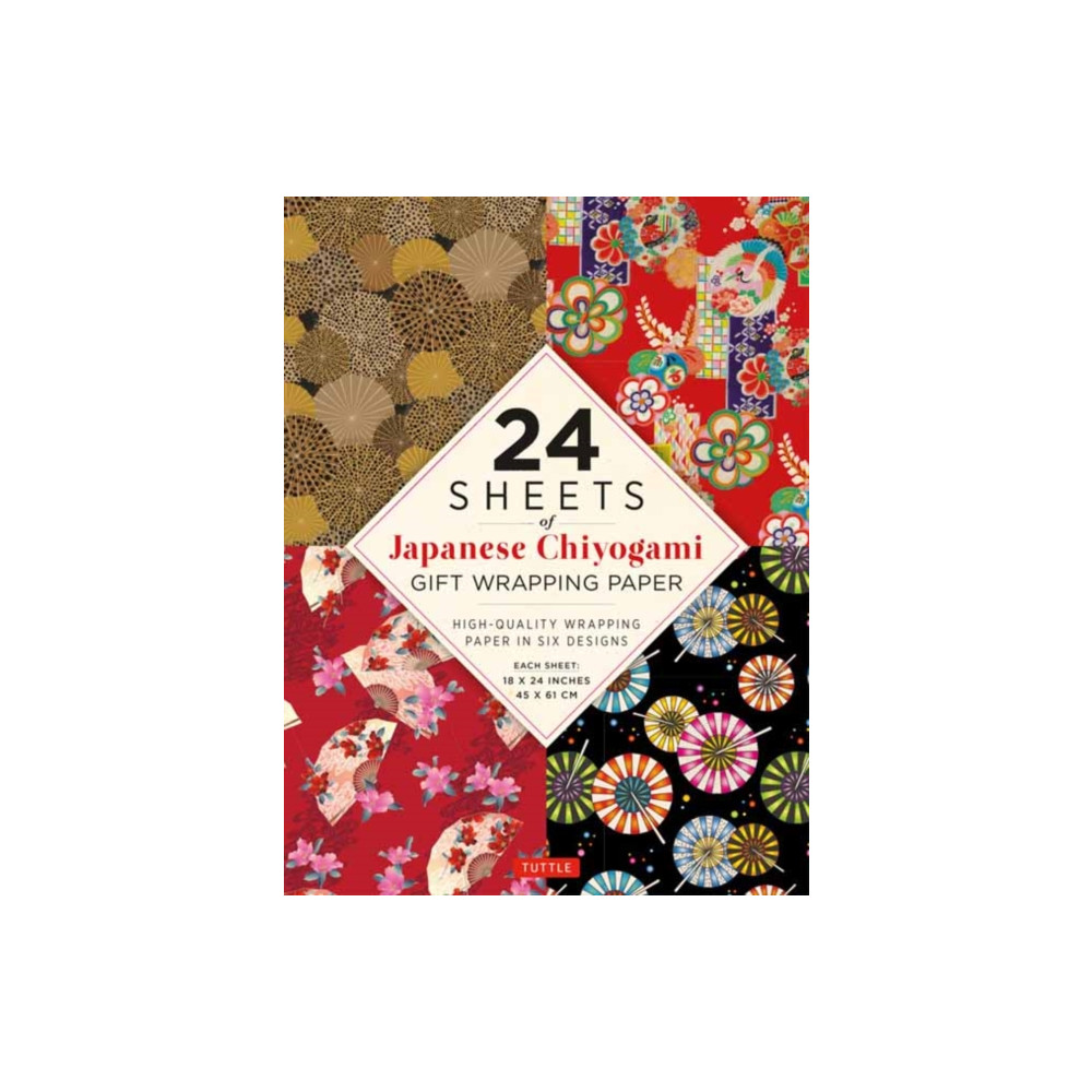 Japanese Chiyogami Gift Wrapping Paper - 24 Sheets (häftad, eng)