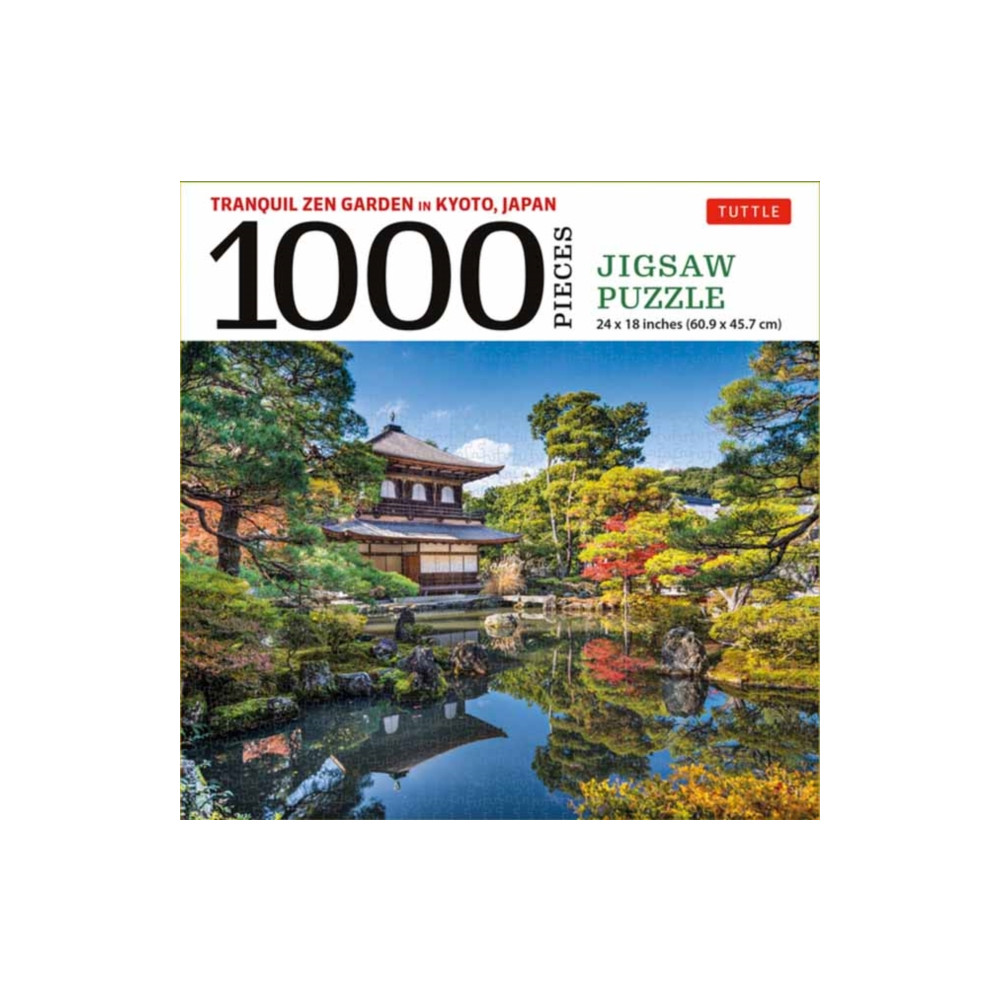 Tranquil Zen Garden in Kyoto Japan- 1000 Piece Jigsaw Puzzle Tuttle Publishing