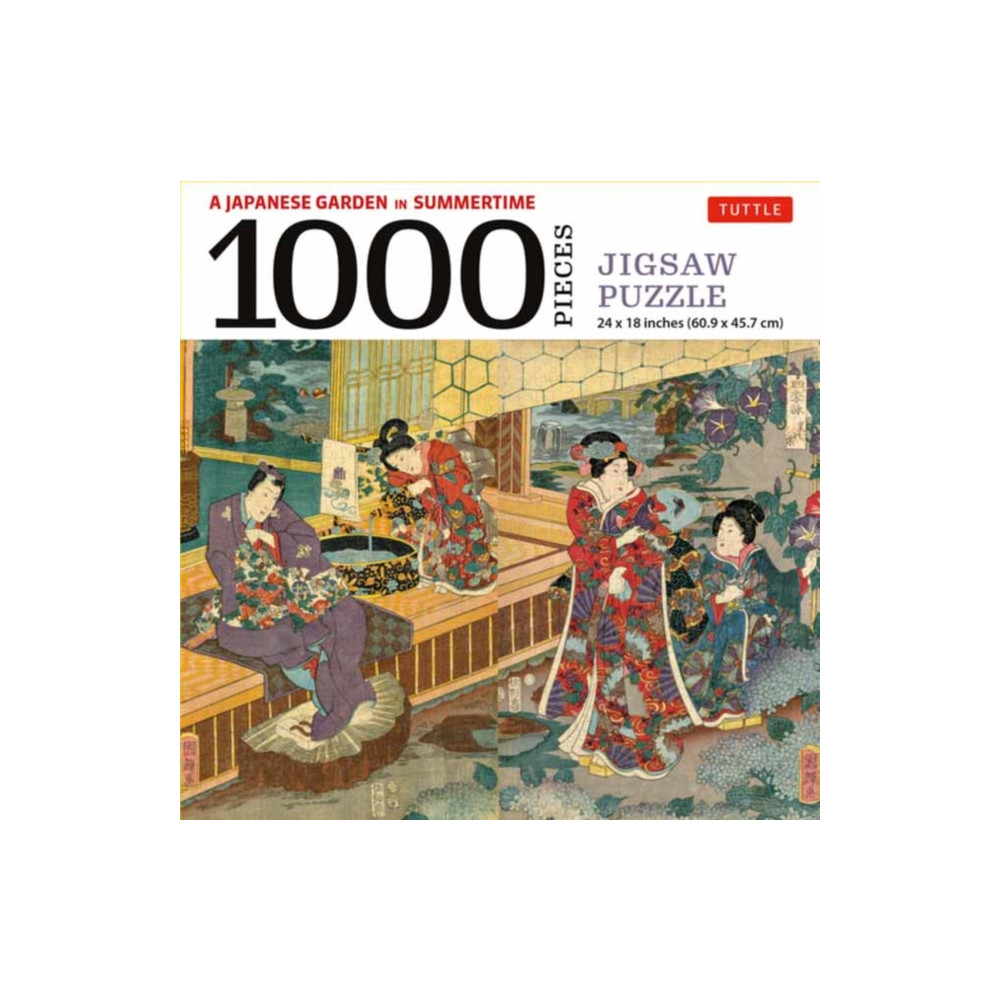 A Japanese Garden in Summertime - 1000 Piece Jigsaw Puzzle Tuttle Publishing