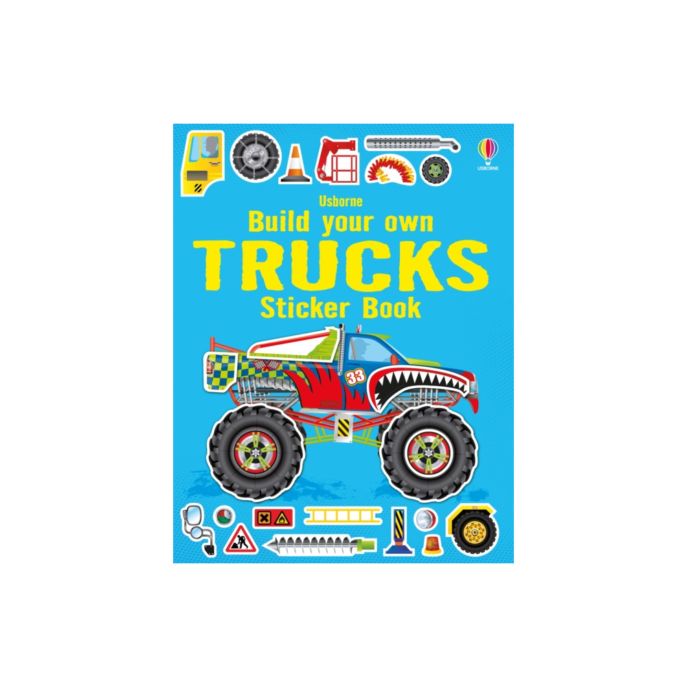 Build Your Own Trucks Sticker Book (häftad, english) Usborne Publishing Ltd