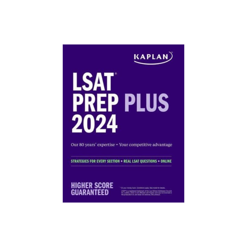 LSAT Prep Plus 2024:  Strategies for Every Section + Real LSAT Questions + Online (häftad, english) Kaplan Publishing
