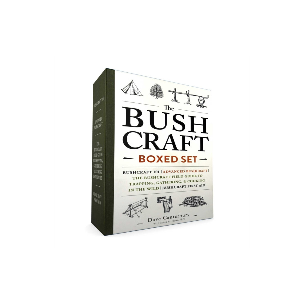 The Bushcraft Boxed Set (bok, english) Adams Media Corporation