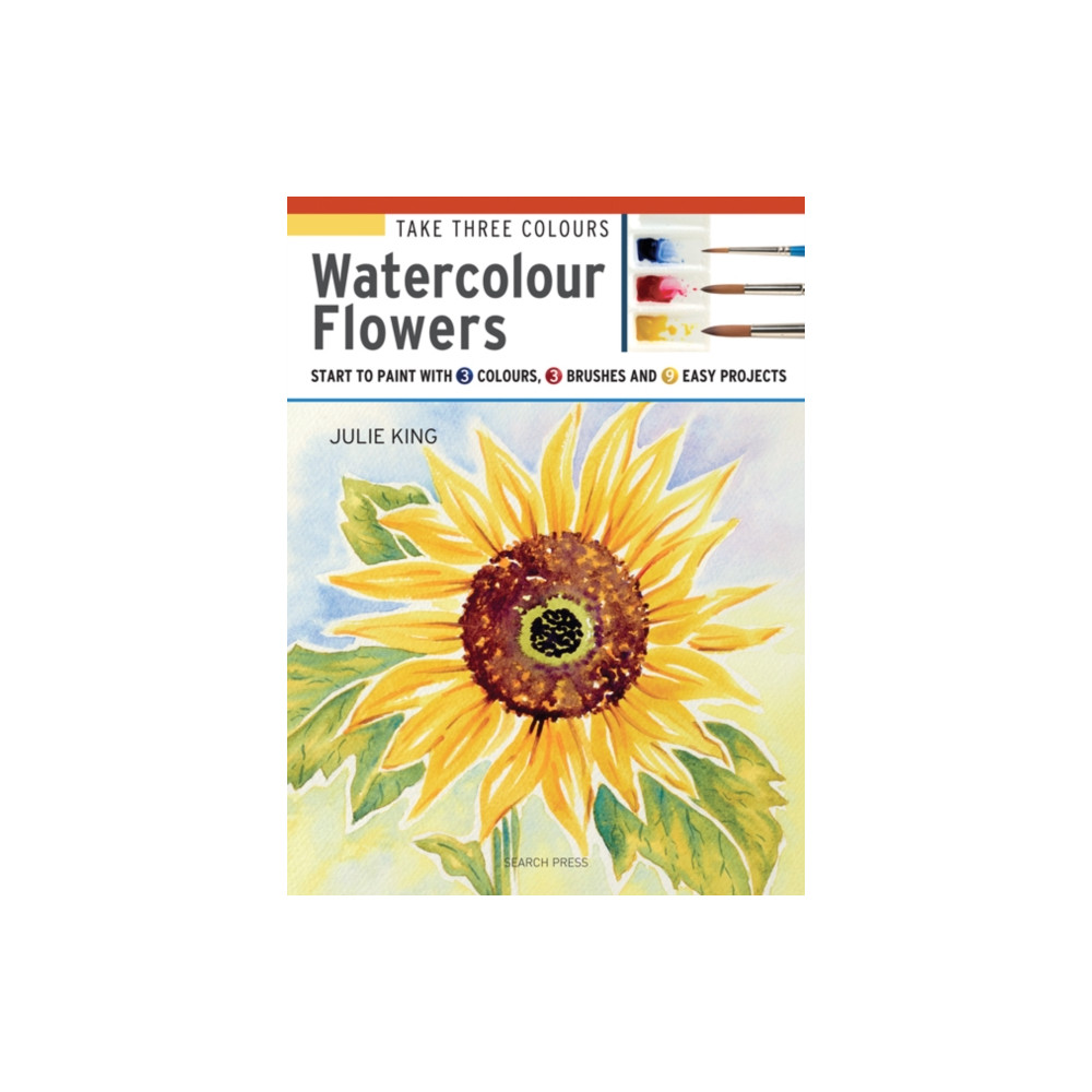 Take Three Colours: Watercolour Flowers (häftad, english) Search Press Ltd