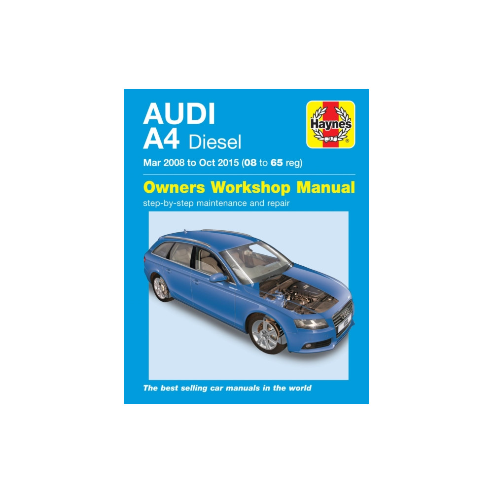 Audi A4 Diesel (Mar 08 - Oct 15) Haynes Repair Manual 08 to 65 (häftad, english) Haynes Publishing Group