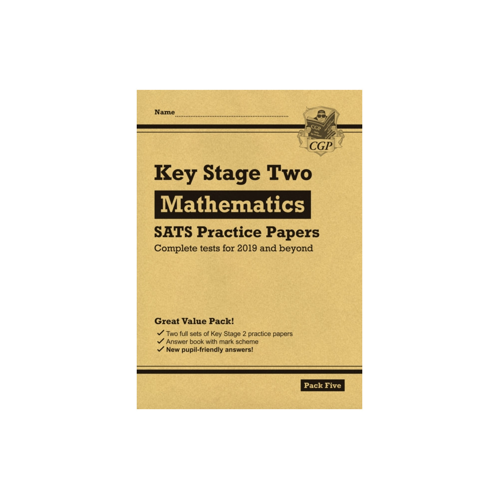 KS2 Maths SATS Practice Papers: Pack 5 - for the 2025 tests (with free Online Extras) (häftad, english) Coordination Group Publications Ltd (CGP)