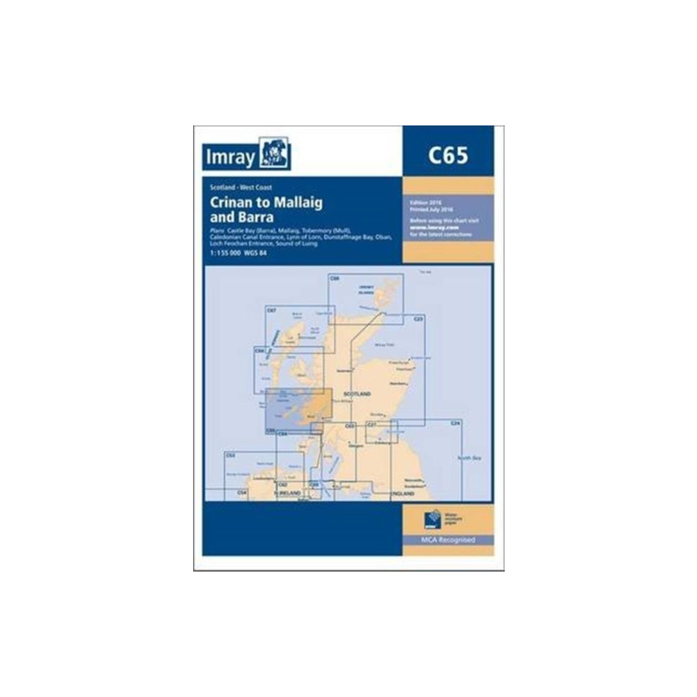 Imray Chart C65 (häftad, english) Imray, Laurie, Norie & Wilson Ltd