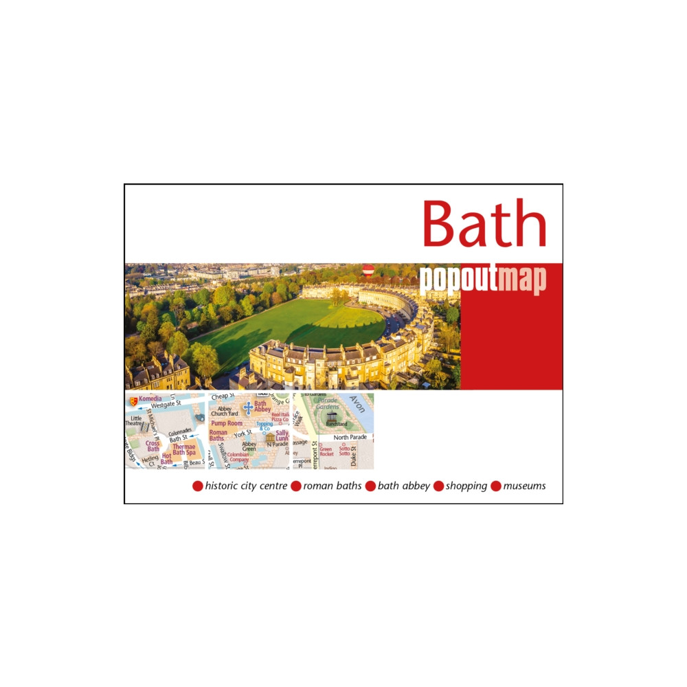 Bath PopOut Map Heartwood Publishing