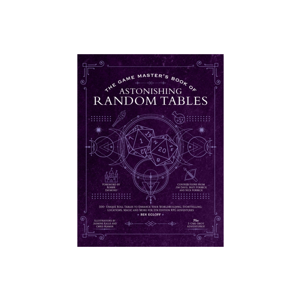 The Game Master's Book of Astonishing Random Tables (inbunden, english) Media Lab Books