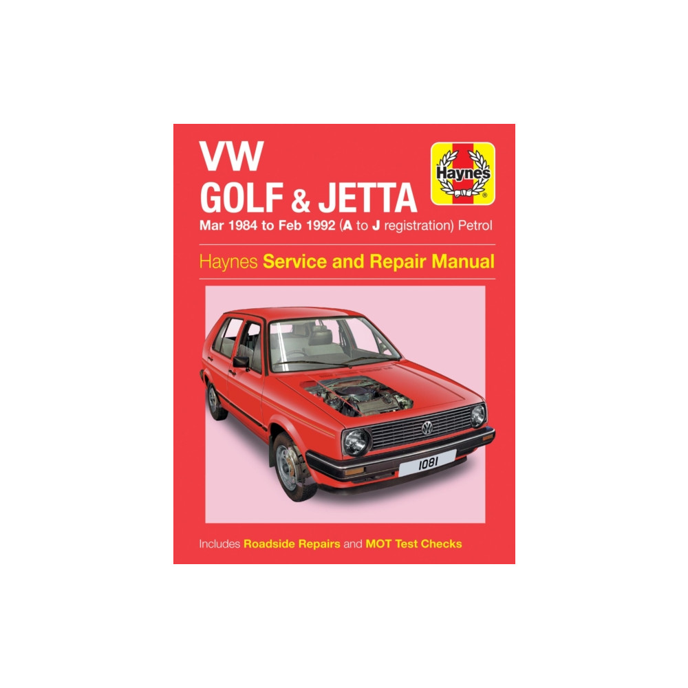 VW Golf & Jetta Mk 2 Petrol (Mar 84 - Feb 92) Haynes Repair Manual (häftad, english) Haynes Publishing Group