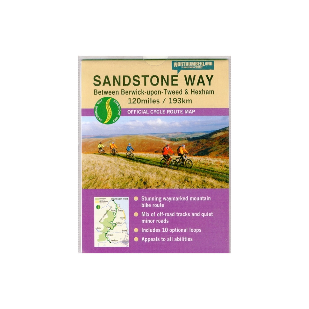 Sandstone Way Cycle Route Map - Northumberland Northern Heritage Services