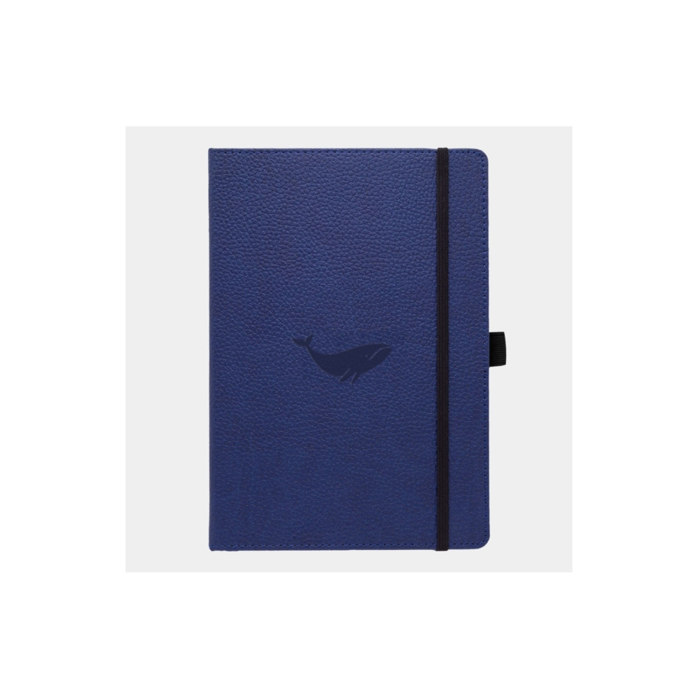 A4 Blue Whale Nbook Dotted (häftad, english) Dingbats* Notebooks Ltd