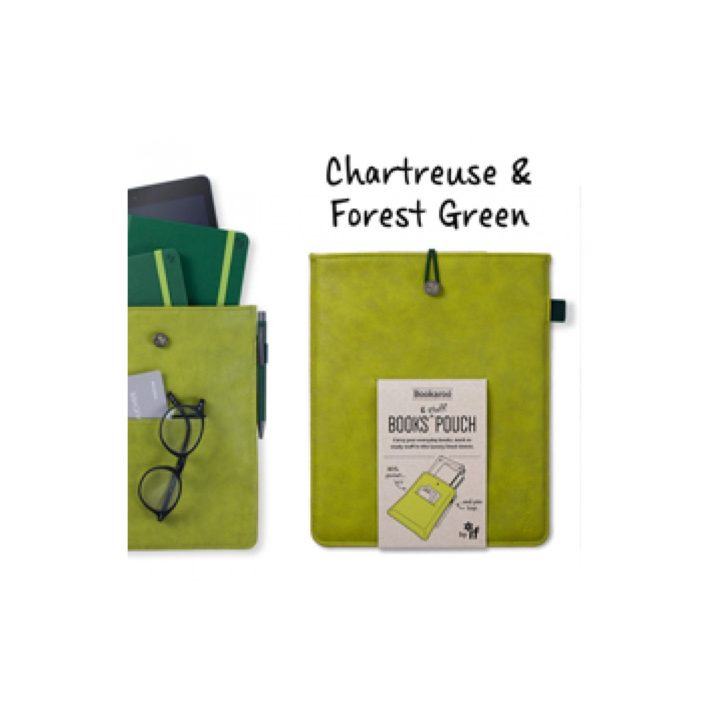 Bookaroo Books & Stuff Pouch Chartreuse That Company Called If