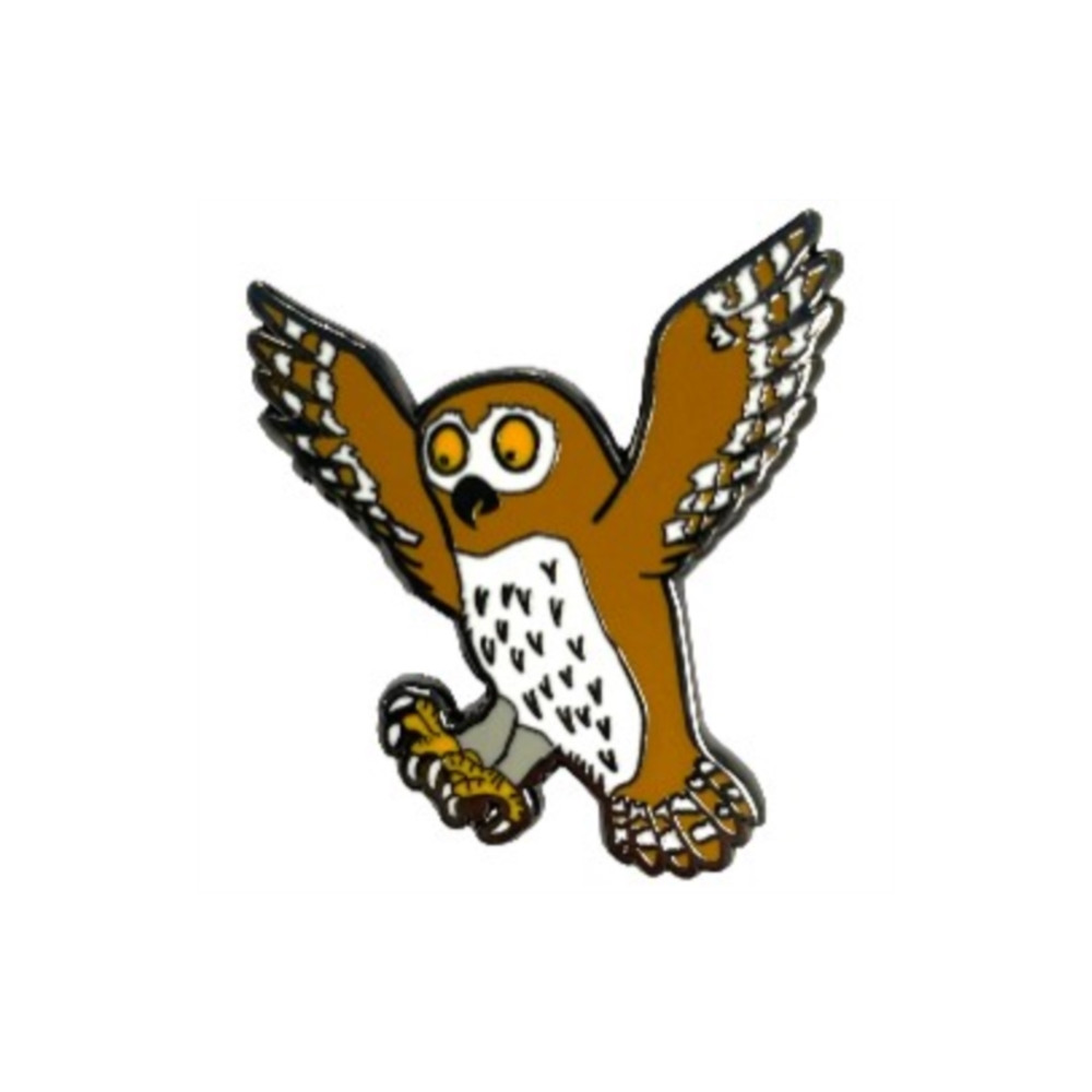 Pawprint Family Owl Character Pin Badge