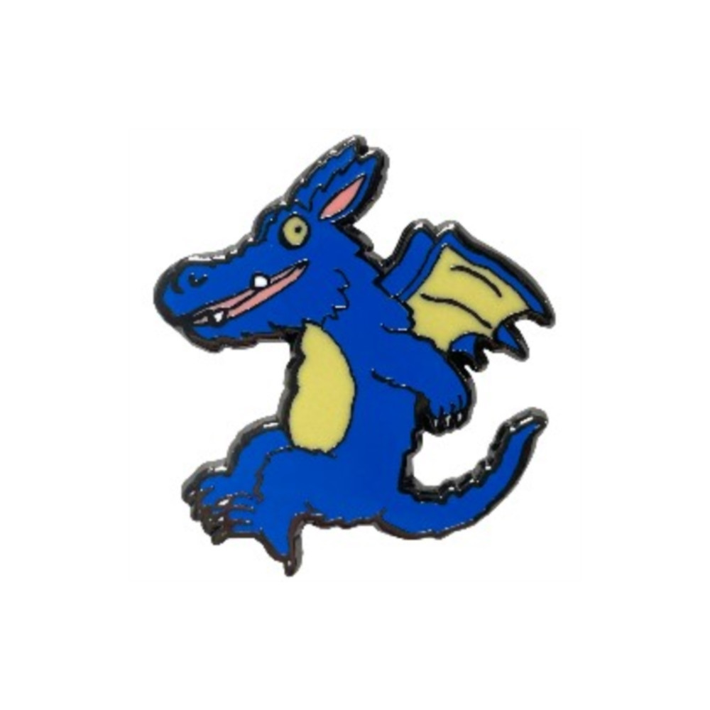 Blue Dragon Pin Badge Pawprint Family