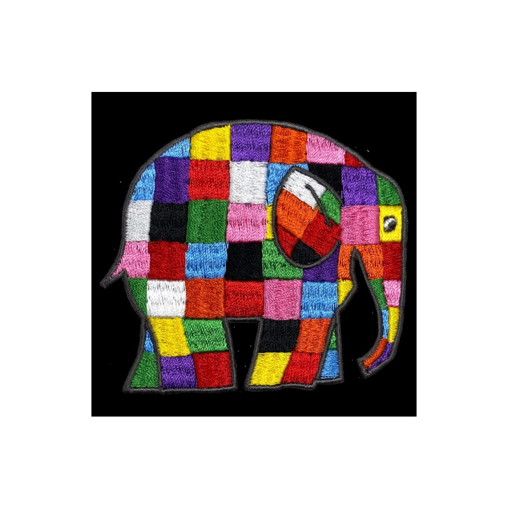 Elmer Walking Right Sew On Patch Pawprint Family