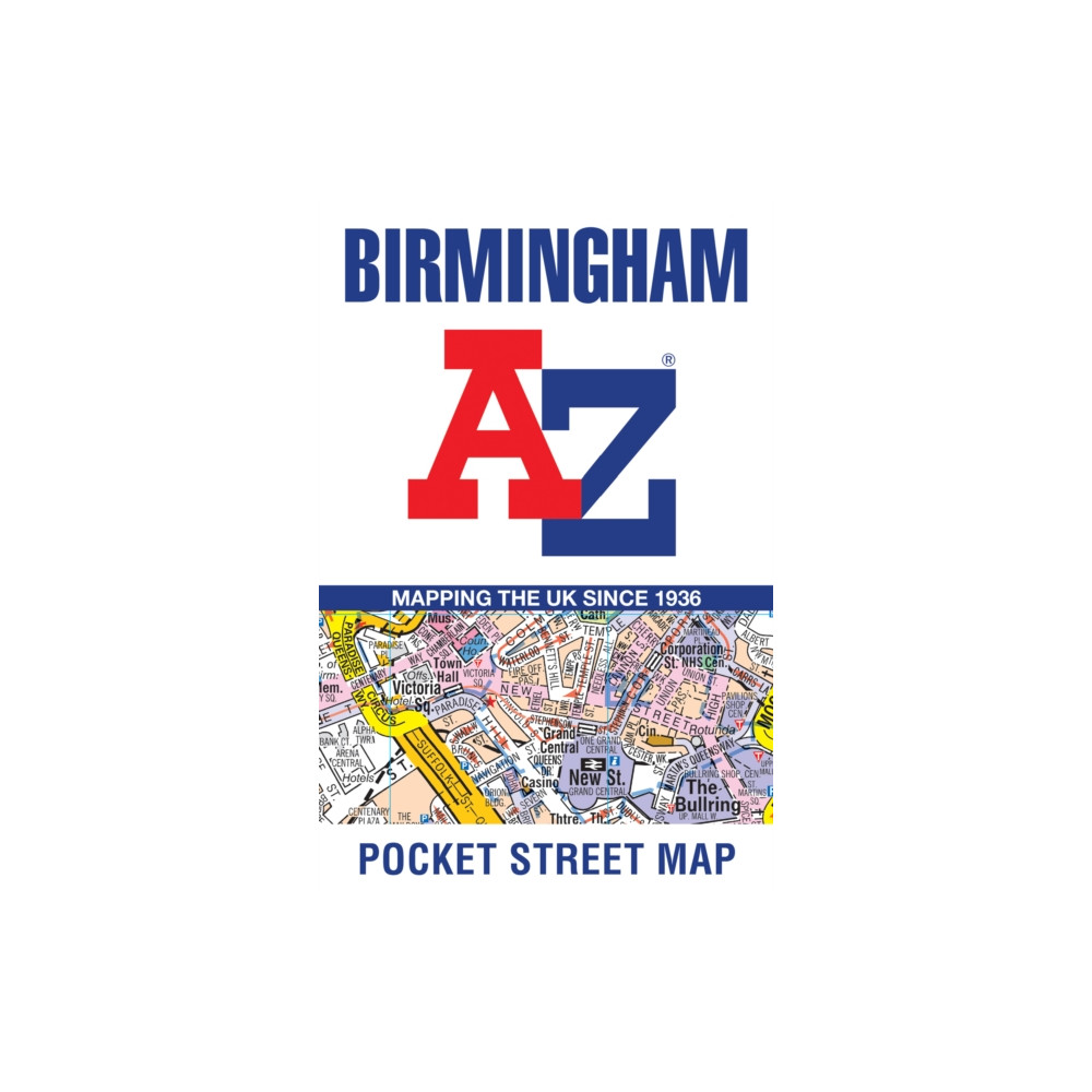 Birmingham A-Z Pocket Street Map HarperCollins Publishers