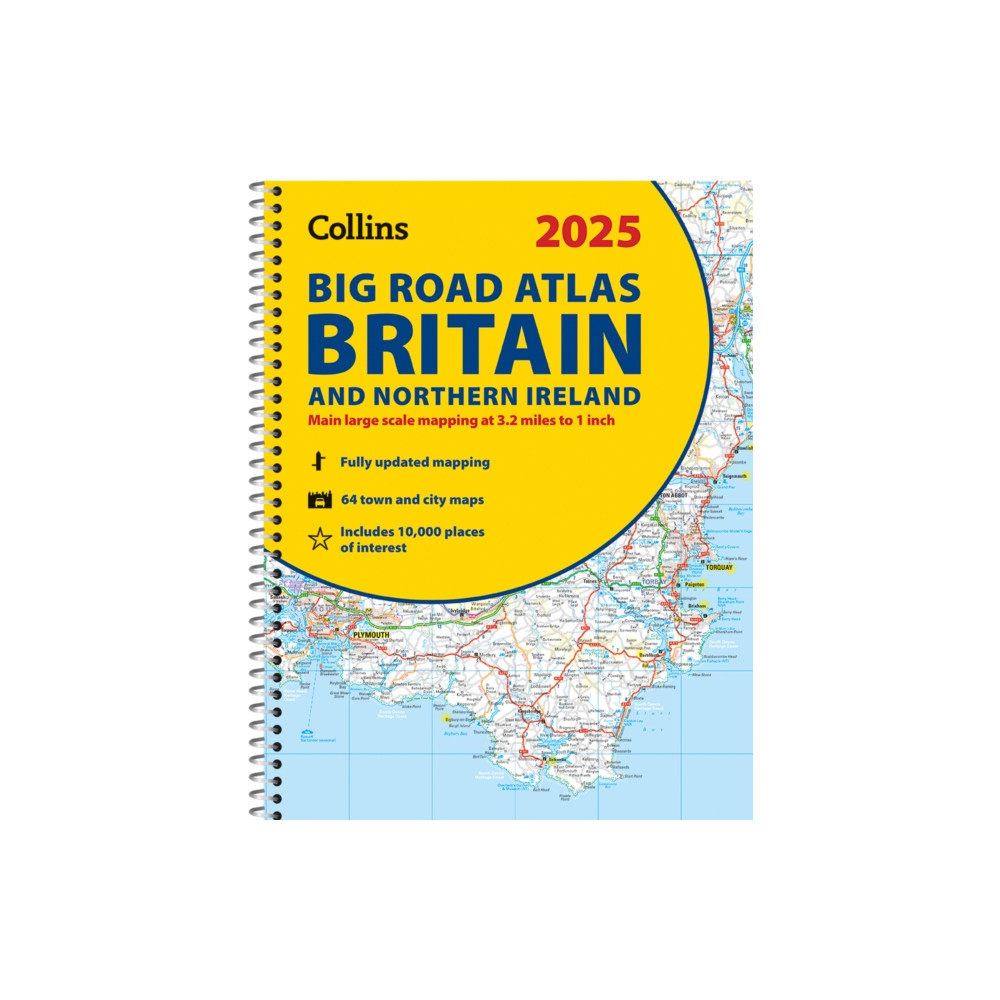 2025 Collins Big Road Atlas Britain and Northern Ireland (bok, spiral, english) HarperCollins Publishers