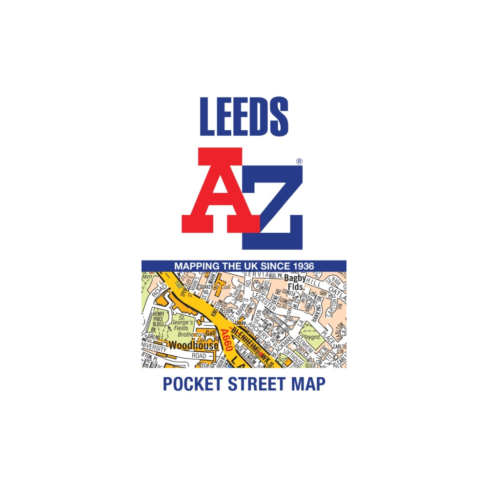 Leeds A-Z Pocket Street Map HarperCollins Publishers