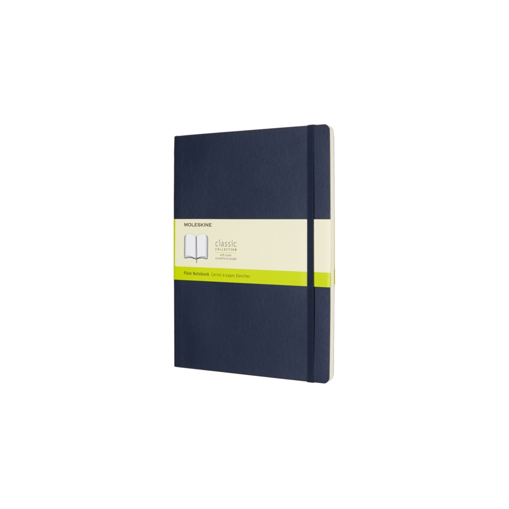 Moleskine Sapphire Blue Extra Large Plain Notebook Soft (häftad, english) Moleskine