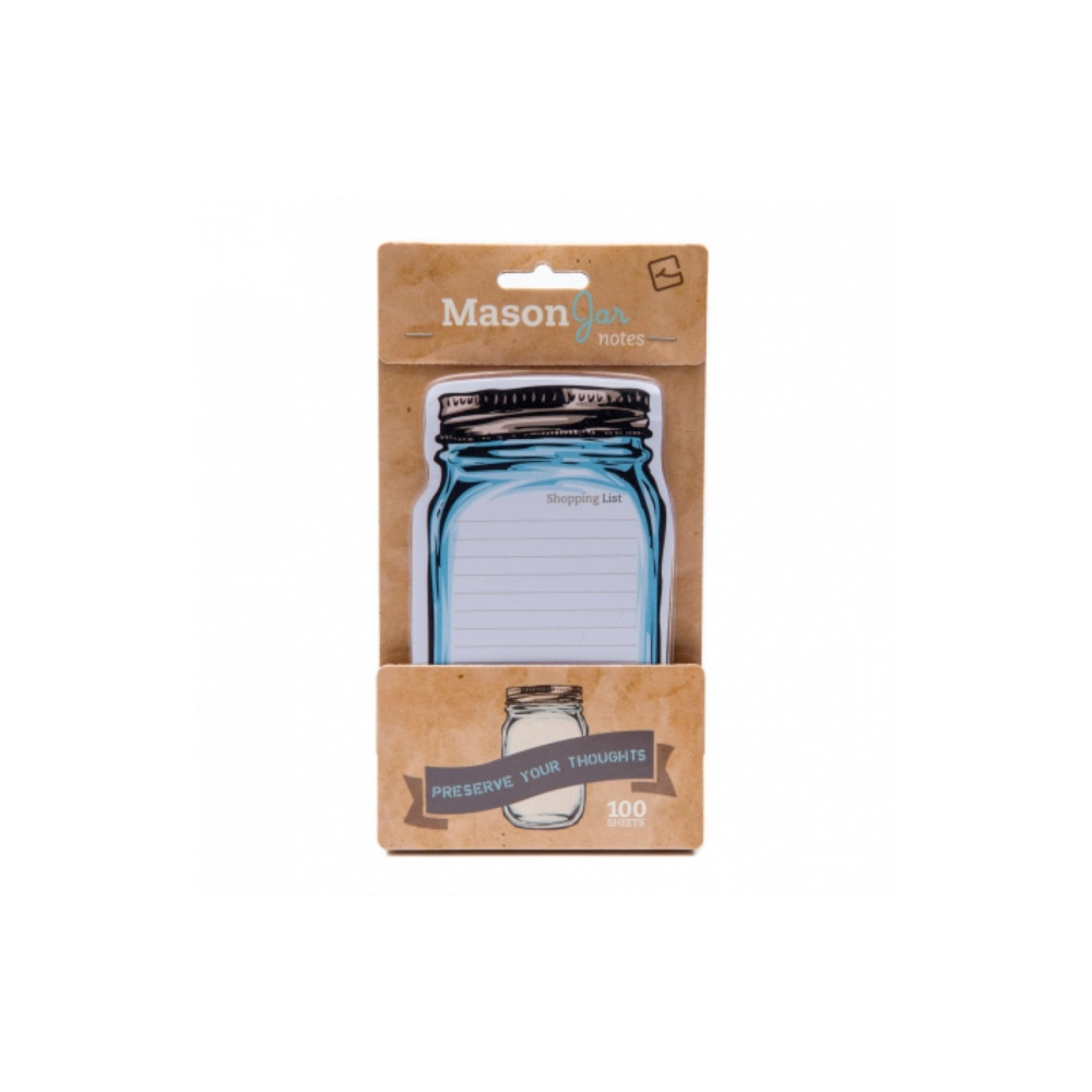Mason Jar Sticky Notes THINKING GIFTS LTD