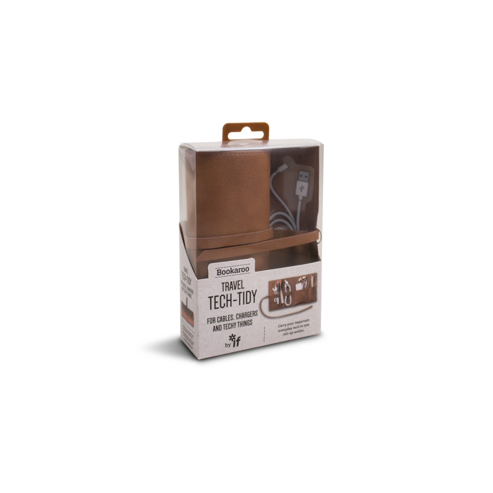 Bookaroo Travel Tech-Tidy - Brown That Company Called If
