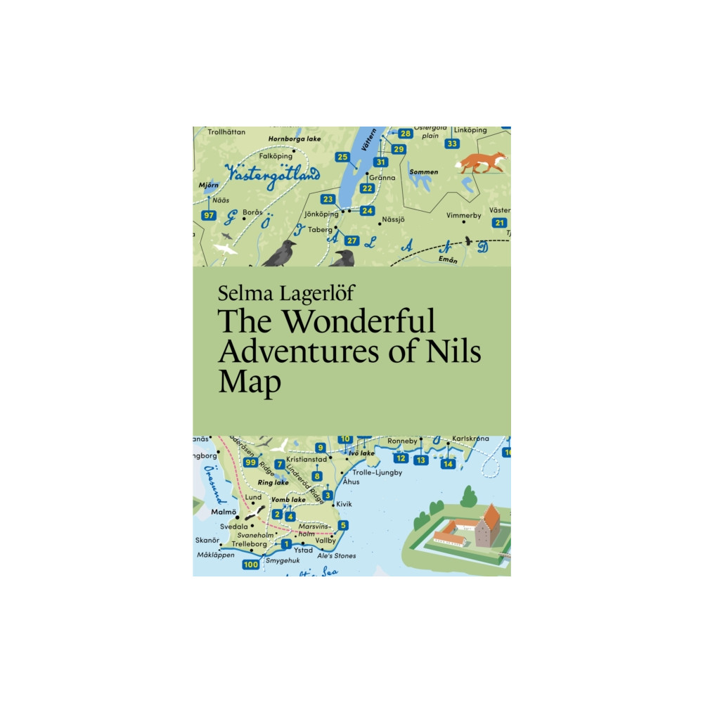 Paris Grafik Selma Lagerlof, The Wonderful Adventures of Nils Map