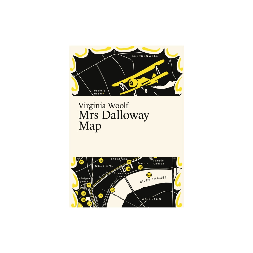 Virginia Woolf, Mrs Dalloway Map Paris Grafik