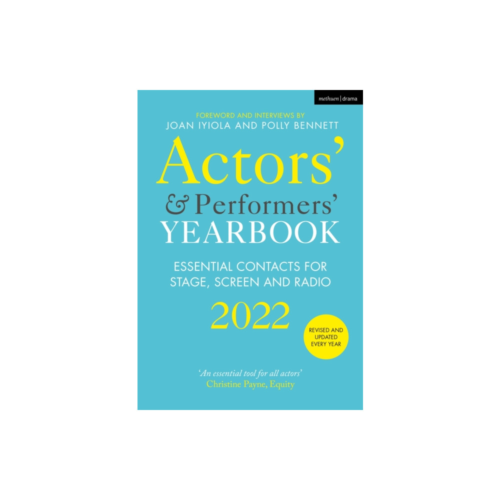 Actors' and Performers' Yearbook 2022 (häftad) Bloomsbury Publishing PLC