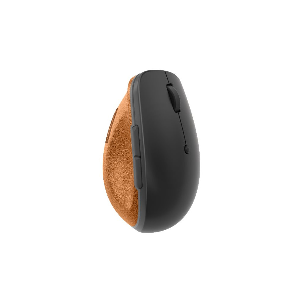 Lenovo Go - mus - 2.4 GHz - stormgrå med naturlig kork
