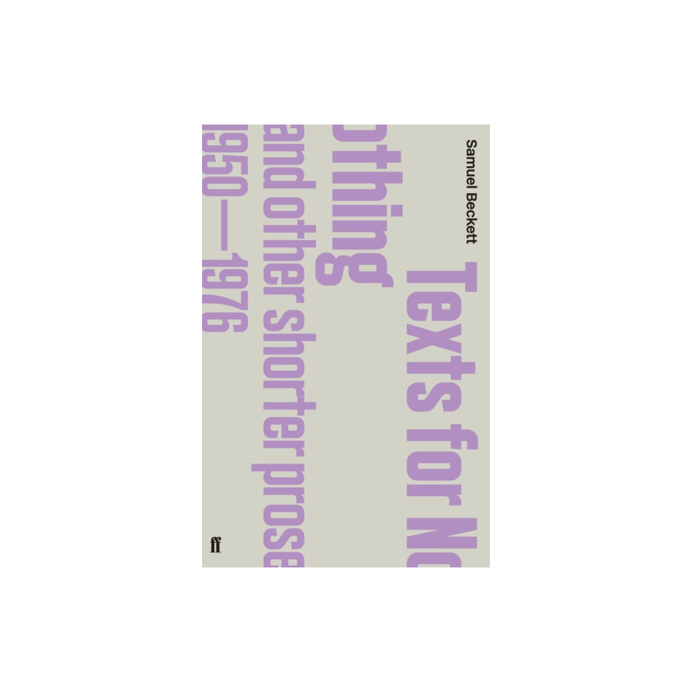 Texts for Nothing and Other Shorter Prose, 1950-1976 (häftad, english) Faber & Faber