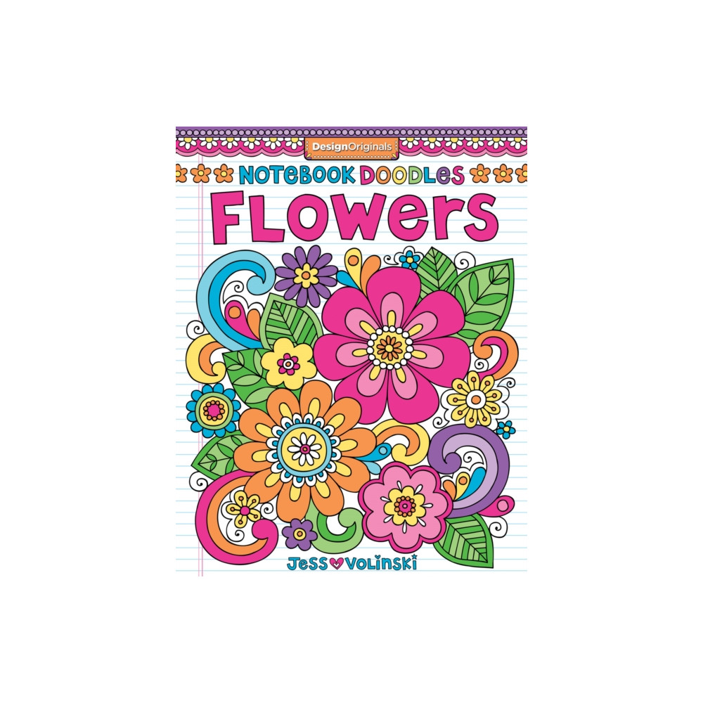 Notebook Doodles Flowers (häftad, english) Design Originals