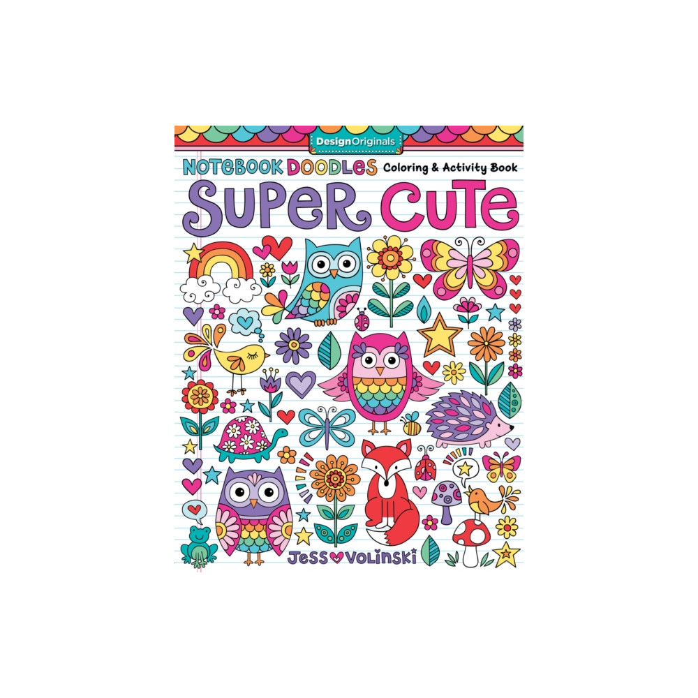 Notebook Doodles Super Cute (häftad, english) Design Originals