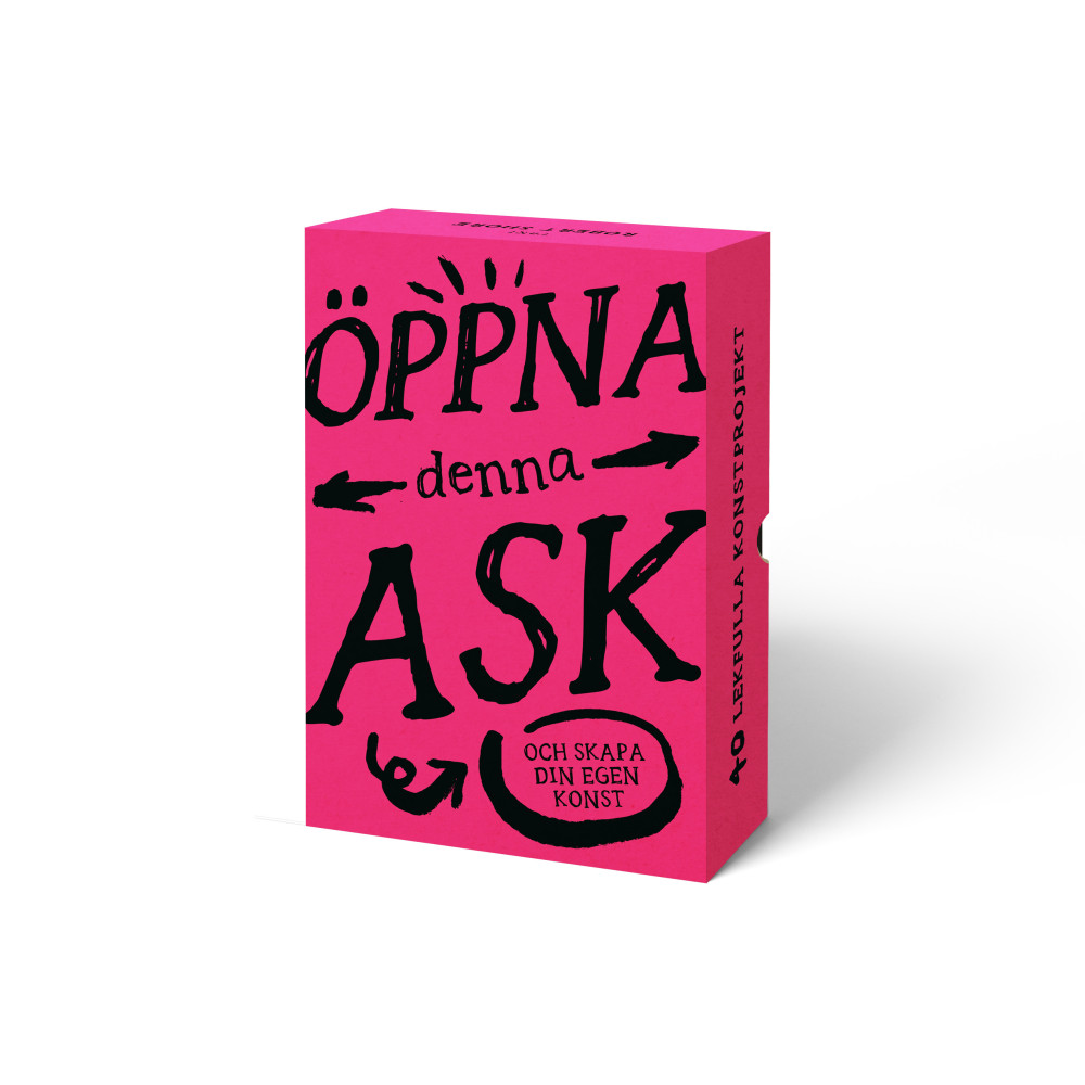 Öppna denna ask och skapa din egen konst : 40 lekfulla konstprojekt (bok)