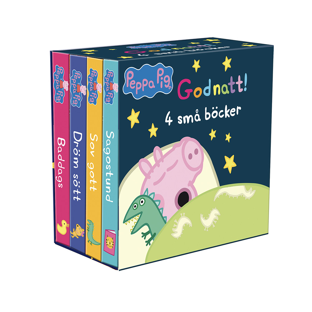 Godnatt! 4 små böcker (bok, board book) Neville Astley